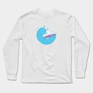 Naked Surfer Long Sleeve T-Shirt